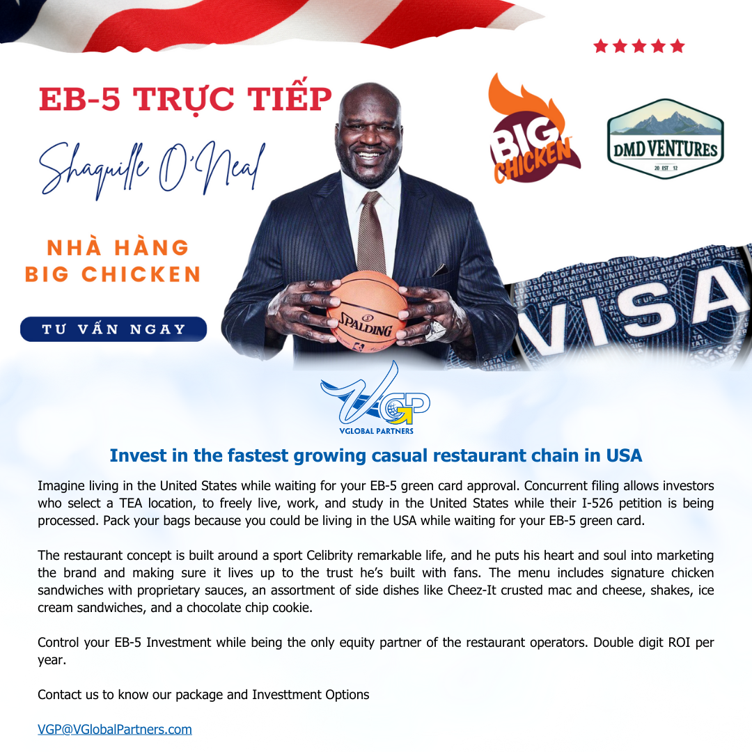 Be a Partner with Shaq and get your Green Card